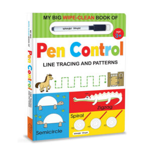 My Big Wipe And Clean Book of Pen Control for Kids Line Tracing And Patterns