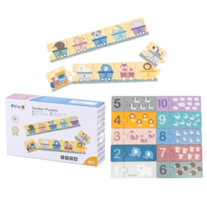 Wooden Number Puzzles